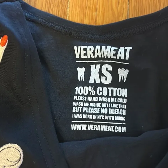 Verameat embroidered body parts dress black xs - Picture 4 of 6